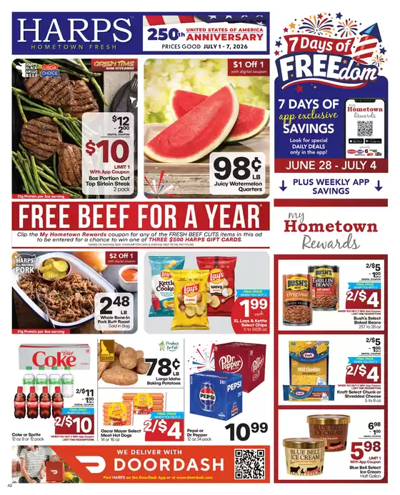 Harp's Market catalogue | Harp's Market weekly ad | 2026-07-01T00:00:00.000Z - 2026-07-07T00:00:00.000Z