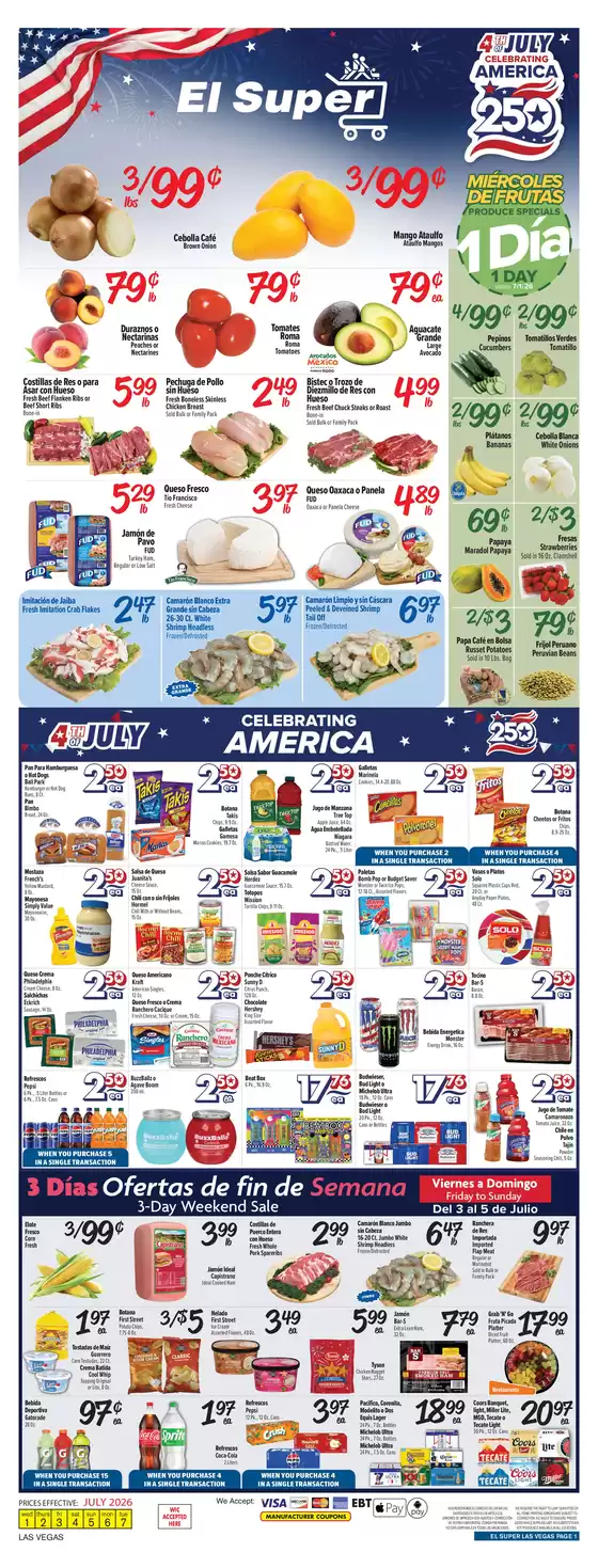 El Super catalogue | Our best deals for you | 2026-07-01T00:00:00.000Z - 2026-07-07T00:00:00.000Z