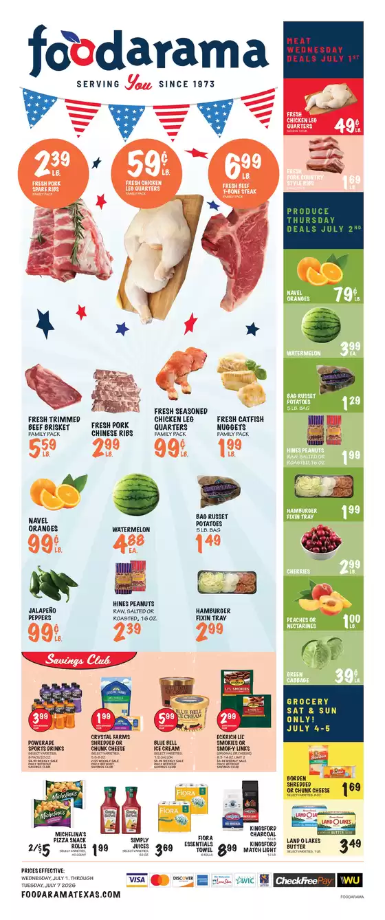 Foodarama catalogue | Foodarama weekly ad | 2026-07-01T00:00:00.000Z - 2026-07-07T00:00:00.000Z