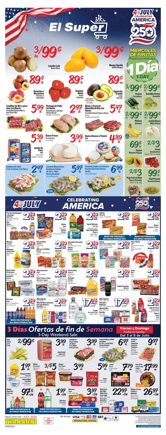 El Super catalogue | Current special promotions | 2026-07-01T00:00:00.000Z - 2026-07-07T00:00:00.000Z