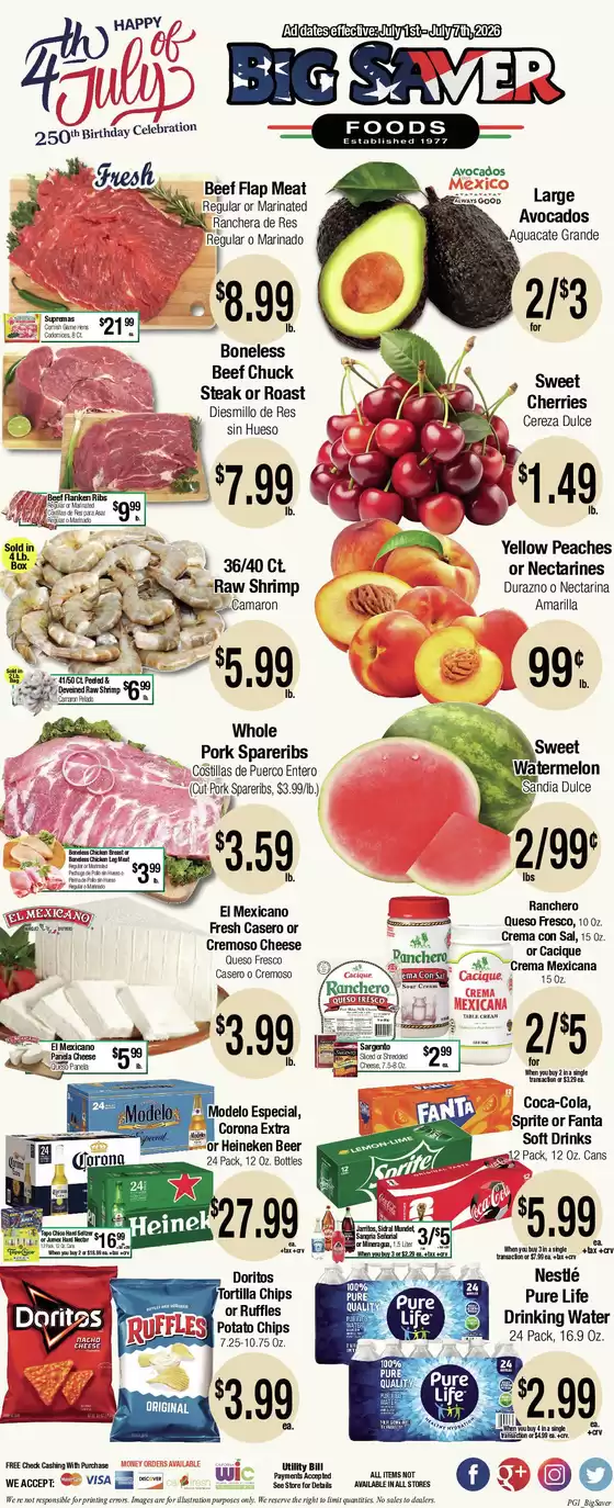 Big Saver Foods catalogue | Big Saver Foods Weekly Special | 2026-07-01T00:00:00.000Z - 2026-07-07T00:00:00.000Z