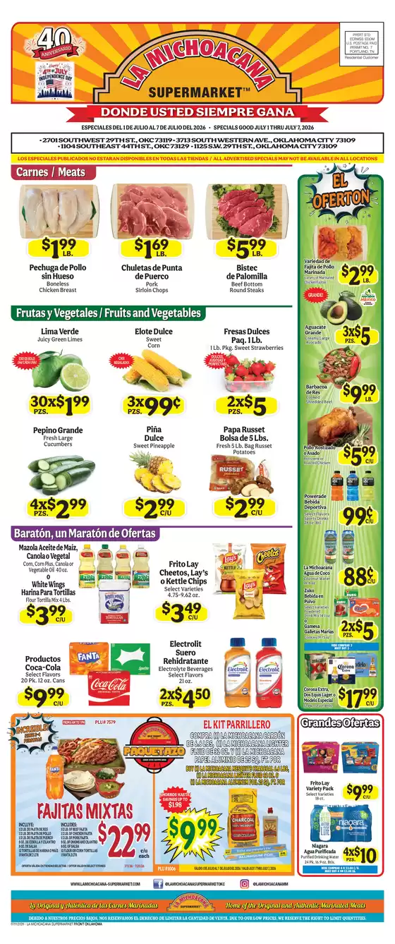 La Michoacana catalogue | Exclusive deals and bargains | 2026-07-01T00:00:00.000Z - 2026-07-07T00:00:00.000Z