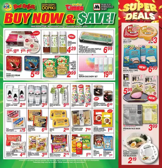 Times Supermarkets catalogue | Times Supermarkets weekly ad | 2026-07-01T00:00:00.000Z - 2026-07-28T00:00:00.000Z