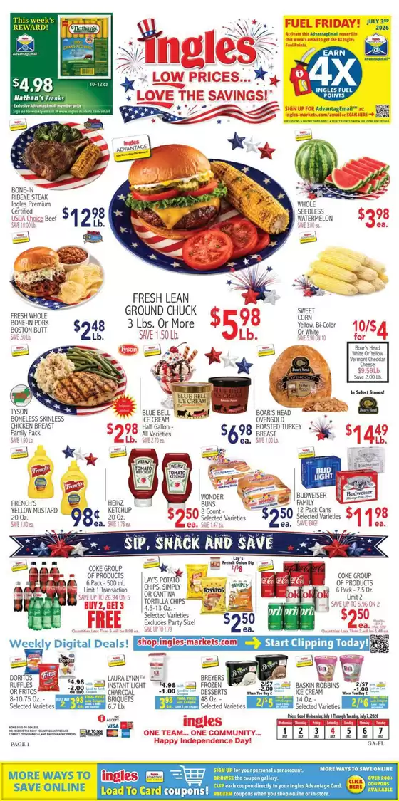 Ingles Markets catalogue | Current bargains and offers | 2026-07-01T00:00:00.000Z - 2026-07-07T00:00:00.000Z