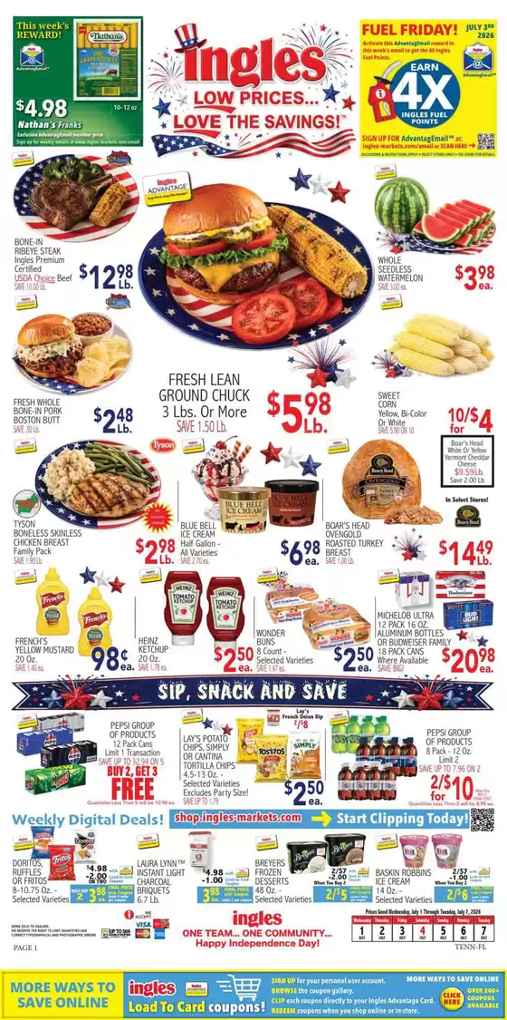 Ingles Markets catalogue | Top offers for all bargain hunters | 2026-07-01T00:00:00.000Z - 2026-07-07T00:00:00.000Z