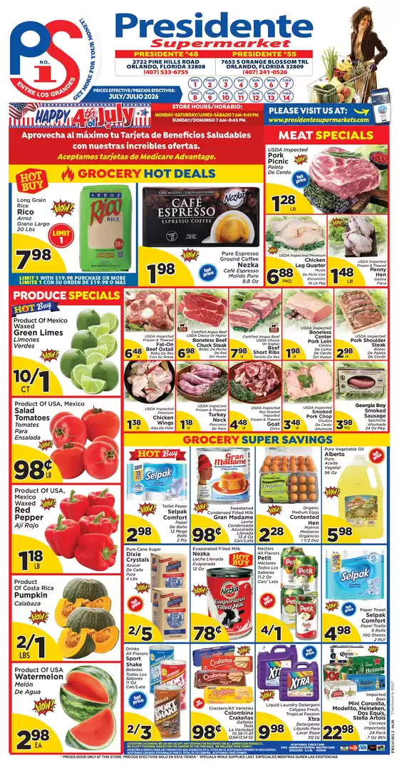 Presidente catalogue | Top offers for all bargain hunters | 2026-07-01T00:00:00.000Z - 2026-07-14T00:00:00.000Z