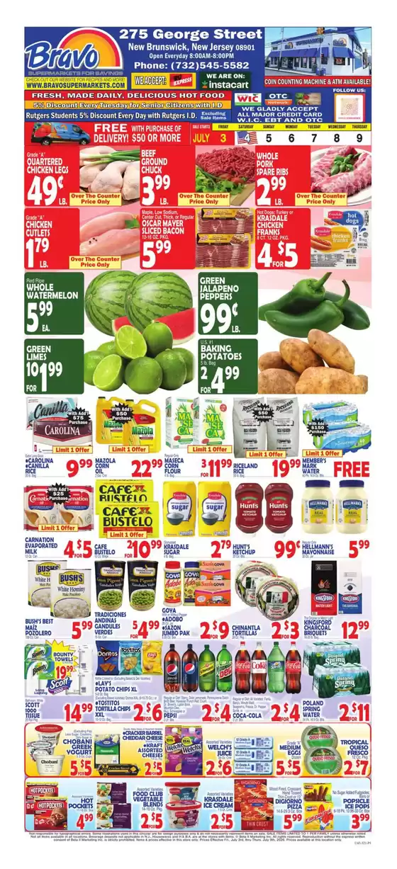 Bravo Supermarkets catalogue | Special offers for you | 2026-07-03T00:00:00.000Z - 2026-07-09T00:00:00.000Z