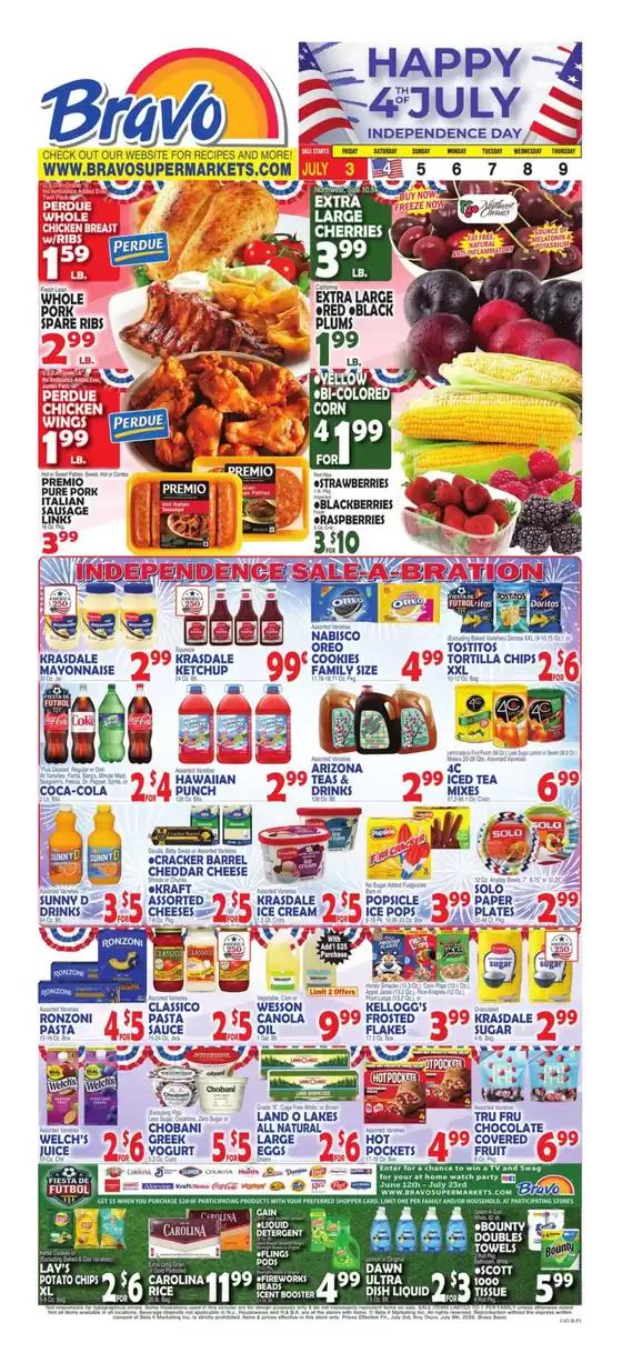 Bravo Supermarkets catalogue | Top deals and discounts | 2026-07-03T00:00:00.000Z - 2026-07-09T00:00:00.000Z