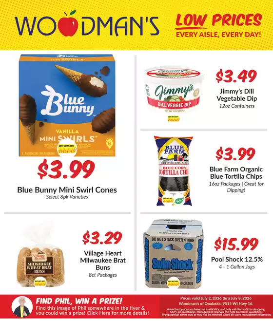 Woodman's catalogue | Discover attractive offers | 2026-07-02T00:00:00.000Z - 2026-07-08T00:00:00.000Z