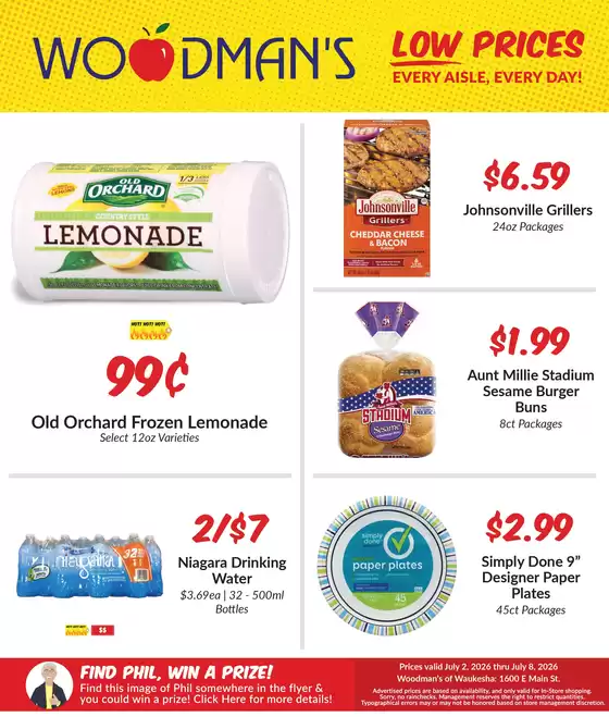 Woodman's catalogue | Discounts and promotions | 2026-07-02T00:00:00.000Z - 2026-07-08T00:00:00.000Z