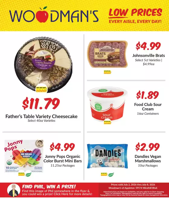 Woodman's catalogue | Offers for bargain hunters | 2026-07-02T00:00:00.000Z - 2026-07-08T00:00:00.000Z