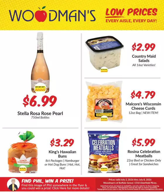 Woodman's catalogue | Our best offers for you | 2026-07-02T00:00:00.000Z - 2026-07-08T00:00:00.000Z