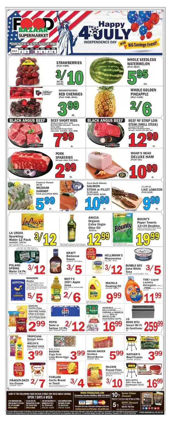 Food Bazaar catalogue in Jamaica NY | Great discounts on selected products | 2026-07-02T00:00:00.000Z - 2026-07-08T00:00:00.000Z