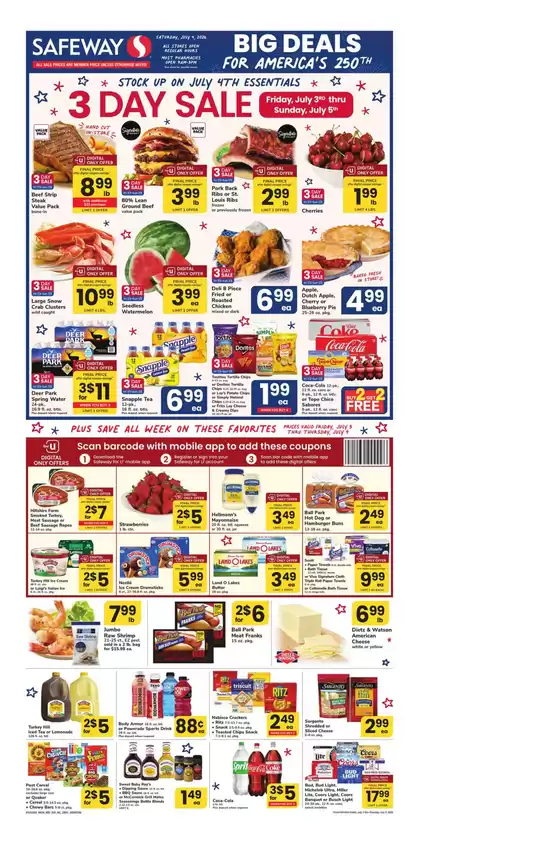 Safeway catalogue in Washington-DC | Discover attractive offers | 2026-07-03T00:00:00.000Z - 2026-07-09T00:00:00.000Z