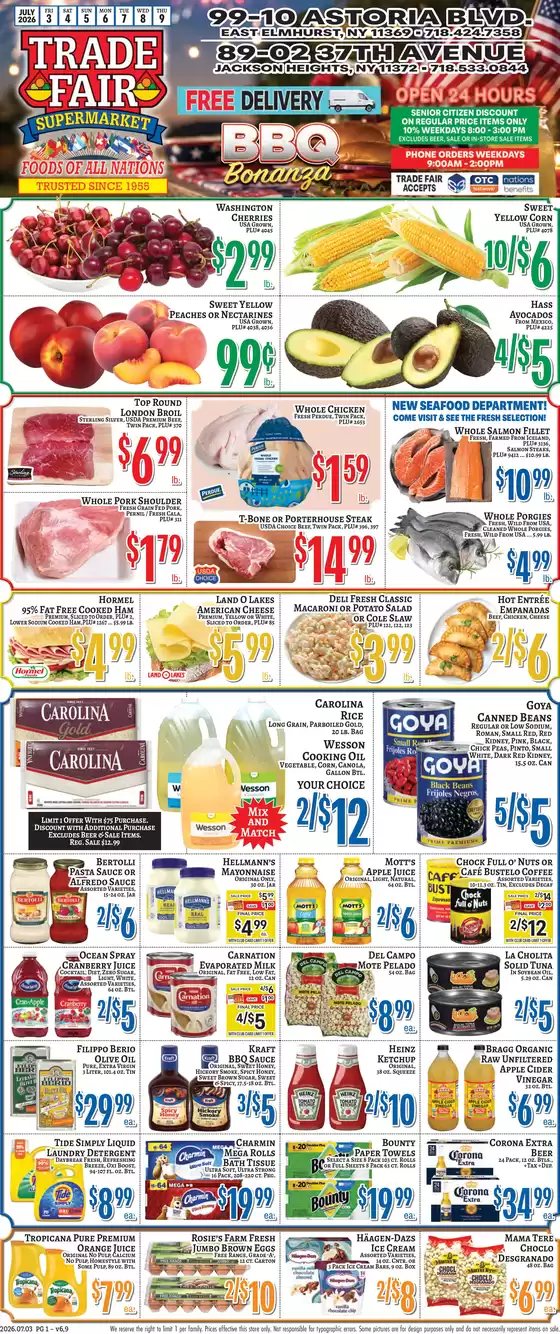 Trade Fair Supermarket catalogue in Lawrence NY | Attractive special offers for everyone | 2026-07-03T00:00:00.000Z - 2026-07-09T00:00:00.000Z