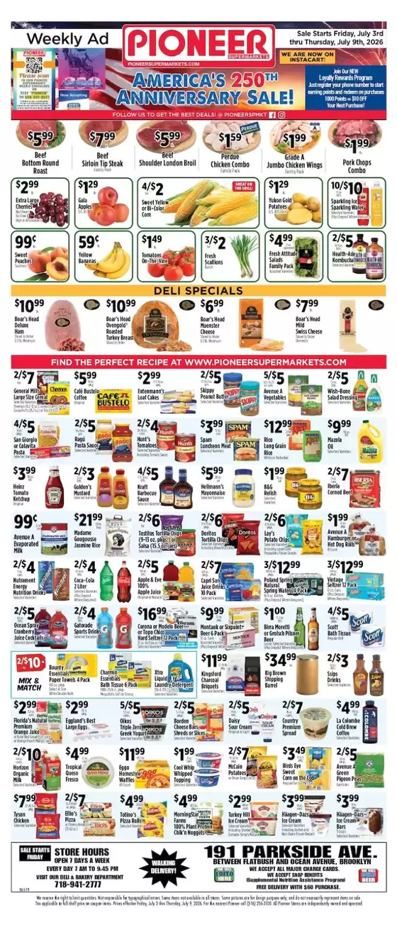 Pioneer Supermarkets catalogue in Lawrence NY | Discover attractive offers | 2026-07-03T00:00:00.000Z - 2026-07-09T00:00:00.000Z