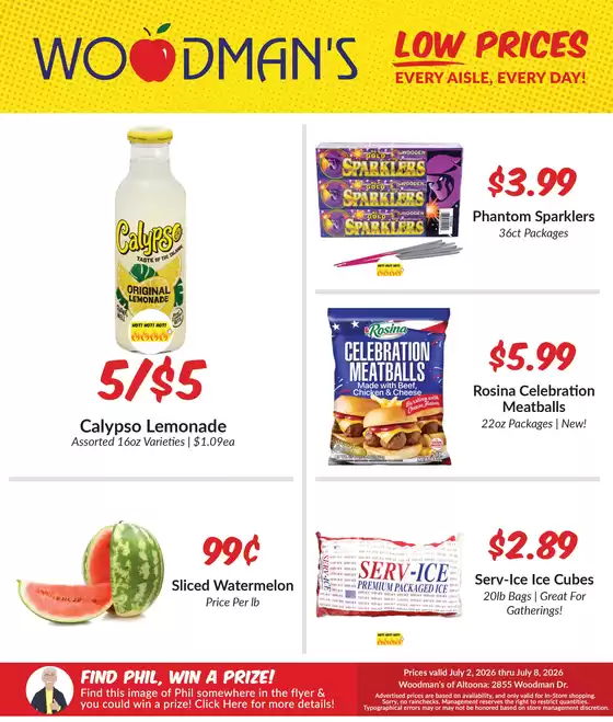 Woodman's catalogue | Woodman's weekly ad | 2026-07-02T00:00:00.000Z - 2026-07-08T00:00:00.000Z