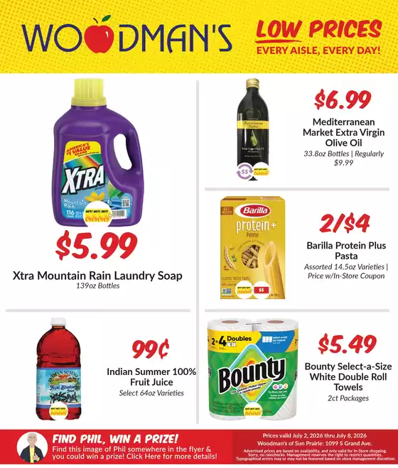 Woodman's catalogue | Our best offers for you | 2026-07-02T00:00:00.000Z - 2026-07-08T00:00:00.000Z