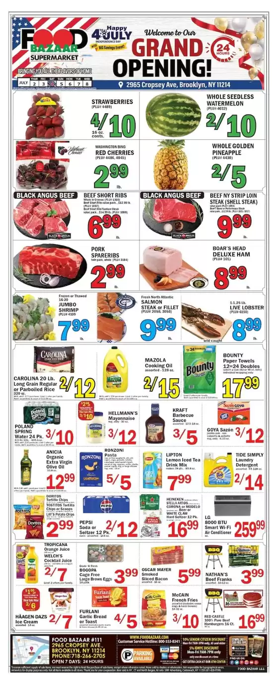 Food Bazaar catalogue | Current bargains and offers | 2026-07-02T00:00:00.000Z - 2026-07-08T00:00:00.000Z