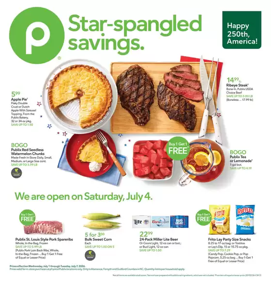 Publix catalogue | Our best bargains | 2026-07-01T00:00:00.000Z - 2026-07-07T00:00:00.000Z
