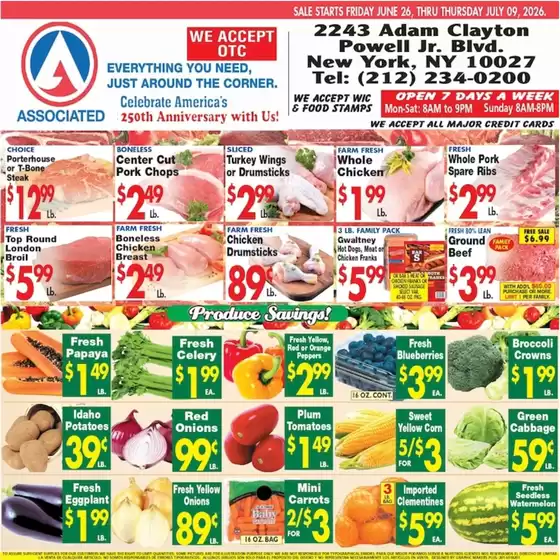 Associated catalogue | Discounts and promotions | 2026-06-26T00:00:00.000Z - 2026-07-09T00:00:00.000Z