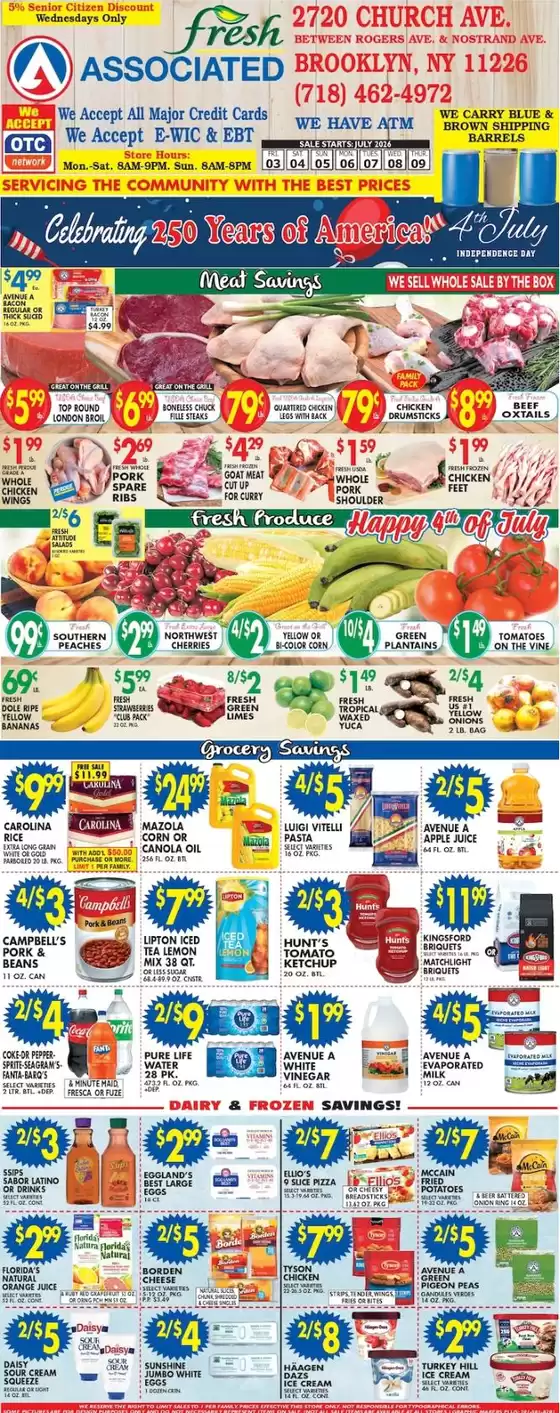 Associated catalogue | Current special promotions | 2026-07-03T00:00:00.000Z - 2026-07-09T00:00:00.000Z