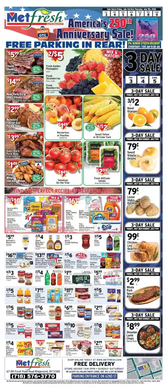 Met Foodmarkets catalogue in Lawrence NY | Current bargains and offers | 2026-07-03T00:00:00.000Z - 2026-07-09T00:00:00.000Z