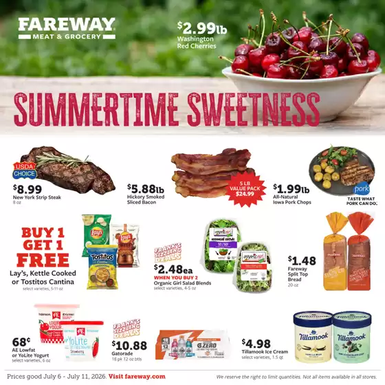 Fareway catalogue | Discover attractive offers | 2026-07-06T00:00:00.000Z - 2026-07-11T00:00:00.000Z