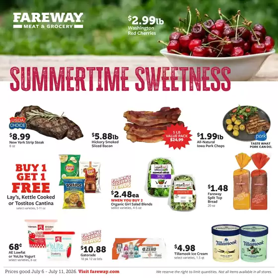 Fareway catalogue | Special offers for you | 2026-07-06T00:00:00.000Z - 2026-07-11T00:00:00.000Z