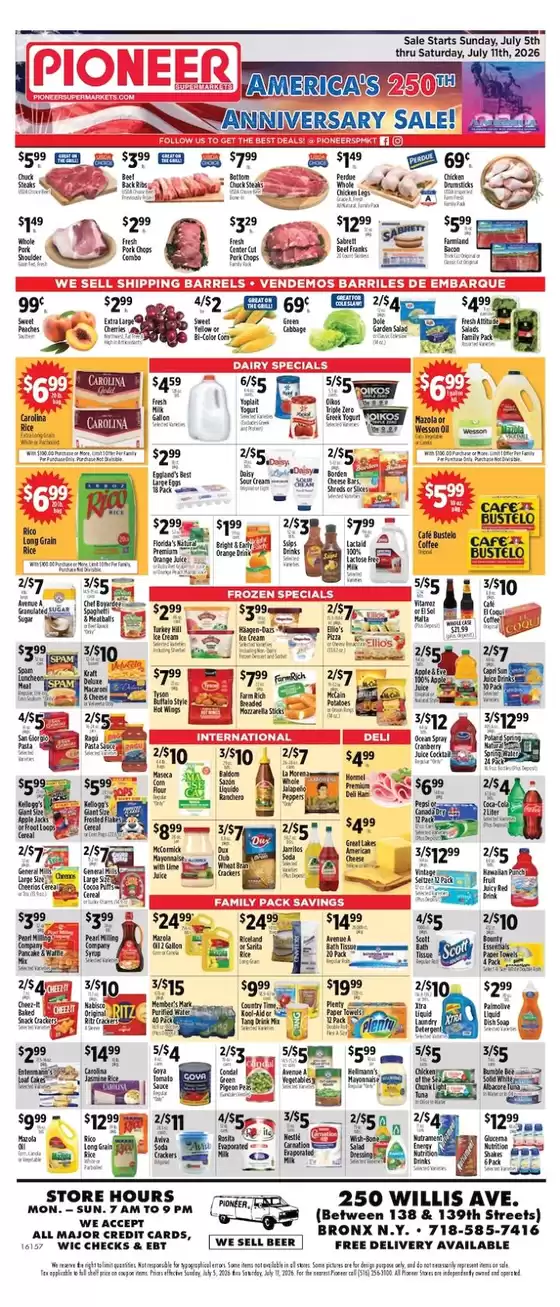 Pioneer Supermarkets catalogue | New offers to discover | 2026-07-05T00:00:00.000Z - 2026-07-11T00:00:00.000Z