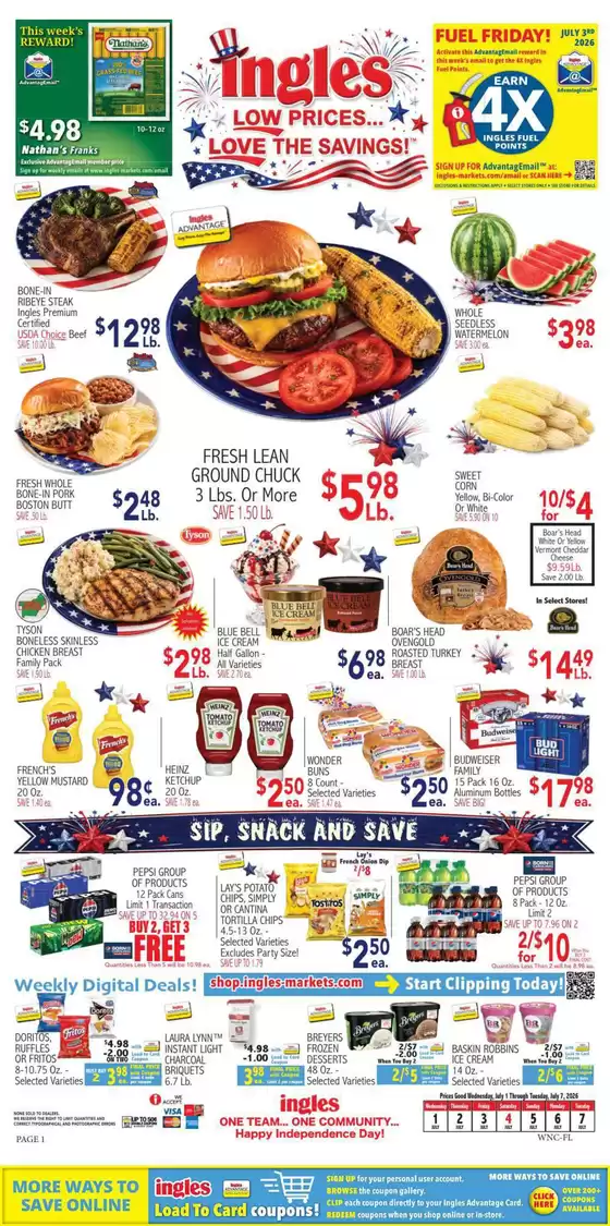 Ingles Markets catalogue | Top offers for smart savers | 2026-07-01T00:00:00.000Z - 2026-07-07T00:00:00.000Z