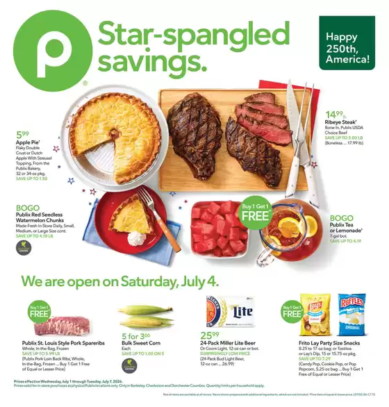Publix catalogue in Peachtree City GA | Our best bargains | 2026-07-01T00:00:00.000Z - 2026-07-07T00:00:00.000Z