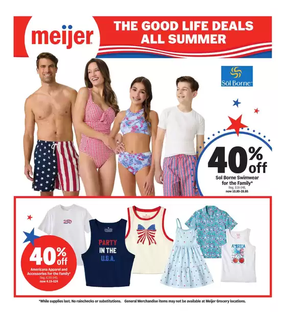 Meijer catalogue in Fort Mitchell KY | the good life is deals all summer | 2026-07-01T00:00:00.000Z - 2026-07-07T00:00:00.000Z