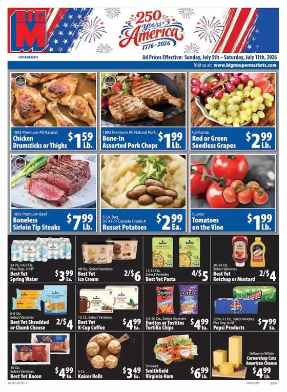 BigM Supermarkets catalogue | Top offers for smart savers | 2026-07-05T00:00:00.000Z - 2026-07-11T00:00:00.000Z