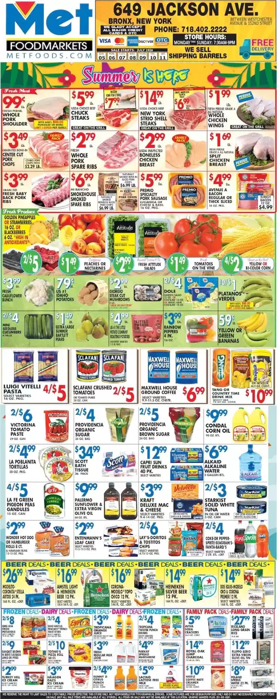 Met Foodmarkets catalogue | Great offer for all customers | 2026-07-05T00:00:00.000Z - 2026-07-11T00:00:00.000Z