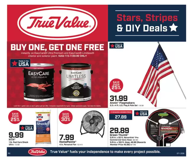 True Value catalogue | Current bargains and offers | 2026-07-03T00:00:00.000Z - 2026-07-20T00:00:00.000Z