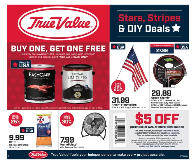 True Value catalogue | Discounts and promotions | 2026-07-03T00:00:00.000Z - 2026-07-20T00:00:00.000Z