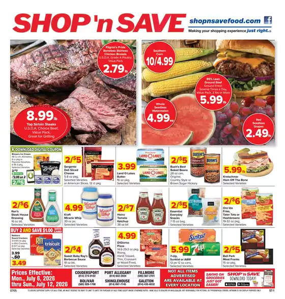 Shop 'n Save catalogue | Save now with our deals | 2026-07-06T00:00:00.000Z - 2026-07-12T00:00:00.000Z