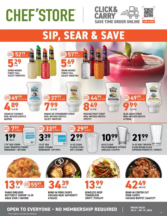 Chef'Store catalogue in Pfafftown NC | Great offer for all customers | 2026-07-06T00:00:00.000Z - 2026-07-19T00:00:00.000Z
