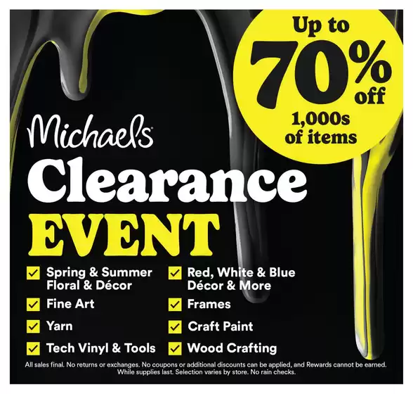 Michaels catalogue | 7/5 Weekly Ad | 2026-07-05T00:00:00.000Z - 2026-07-11T00:00:00.000Z