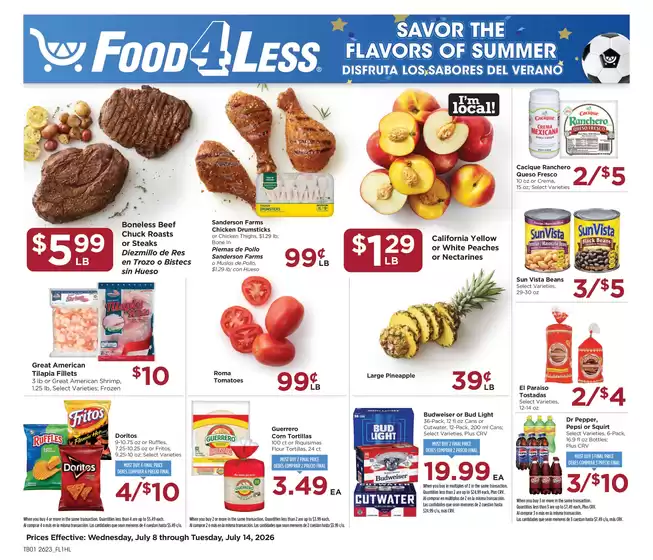 Food 4 Less catalogue | Top deals for all customers | 2026-07-08T00:00:00.000Z - 2026-07-14T00:00:00.000Z