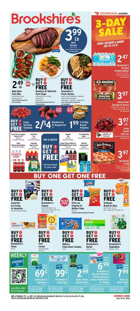 Brookshire's catalogue | Offers for bargain hunters | 2026-07-08T00:00:00.000Z - 2026-07-14T00:00:00.000Z