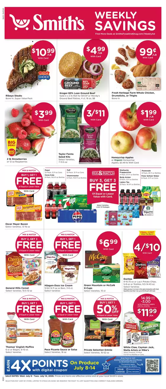 Smith's catalogue in Casper WY | Great discounts on selected products | 2026-07-08T00:00:00.000Z - 2026-07-14T00:00:00.000Z