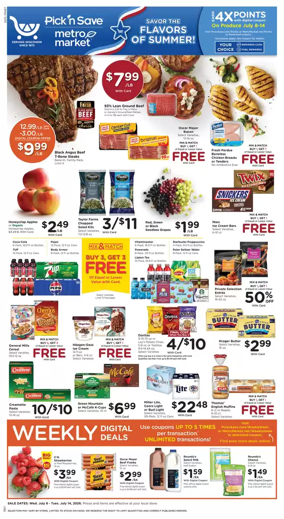 Pick'n Save catalogue | Weekly Ad | 2026-07-08T00:00:00.000Z - 2026-07-14T00:00:00.000Z