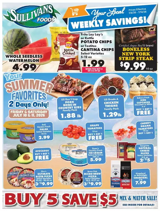 Sullivan's Foods  catalogue | Top offers for all bargain hunters | 2026-07-08T00:00:00.000Z - 2026-07-14T00:00:00.000Z