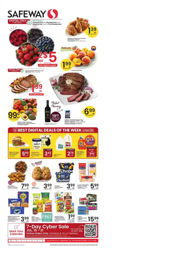 Safeway catalogue | Top deals and discounts | 2026-07-08T00:00:00.000Z - 2026-07-14T00:00:00.000Z