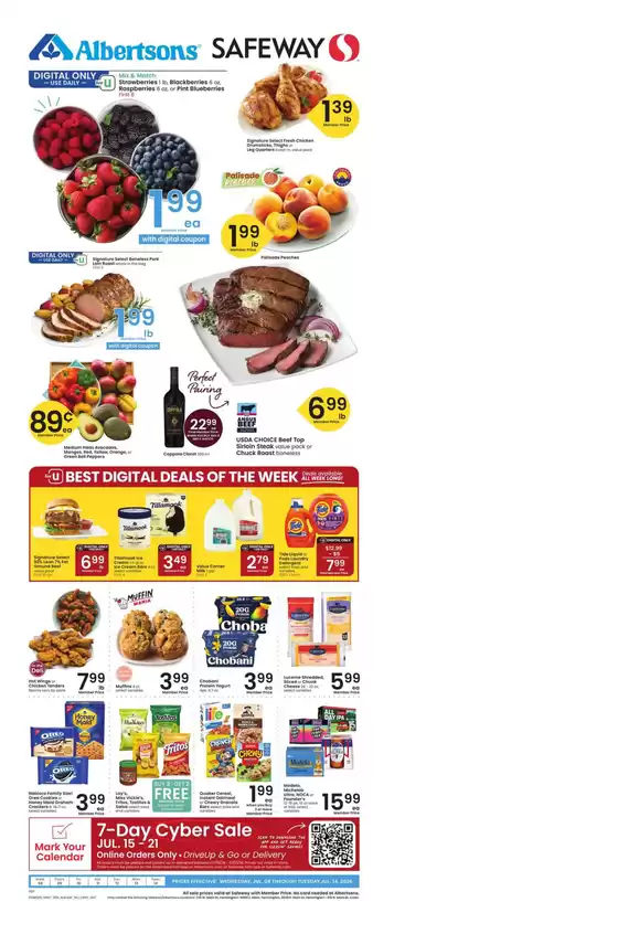 Safeway catalogue | Offers for bargain hunters | 2026-07-08T00:00:00.000Z - 2026-07-14T00:00:00.000Z