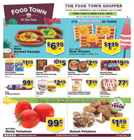 Food Town catalogue | FoodTownInStoreAd | 2026-07-08T00:00:00.000Z - 2026-07-14T00:00:00.000Z