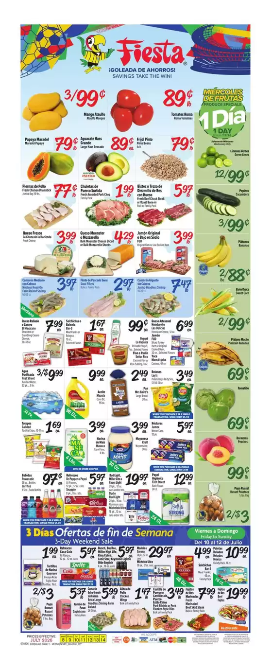 Fiesta Mart catalogue | Wide range of offers | 2026-07-08T00:00:00.000Z - 2026-07-14T00:00:00.000Z