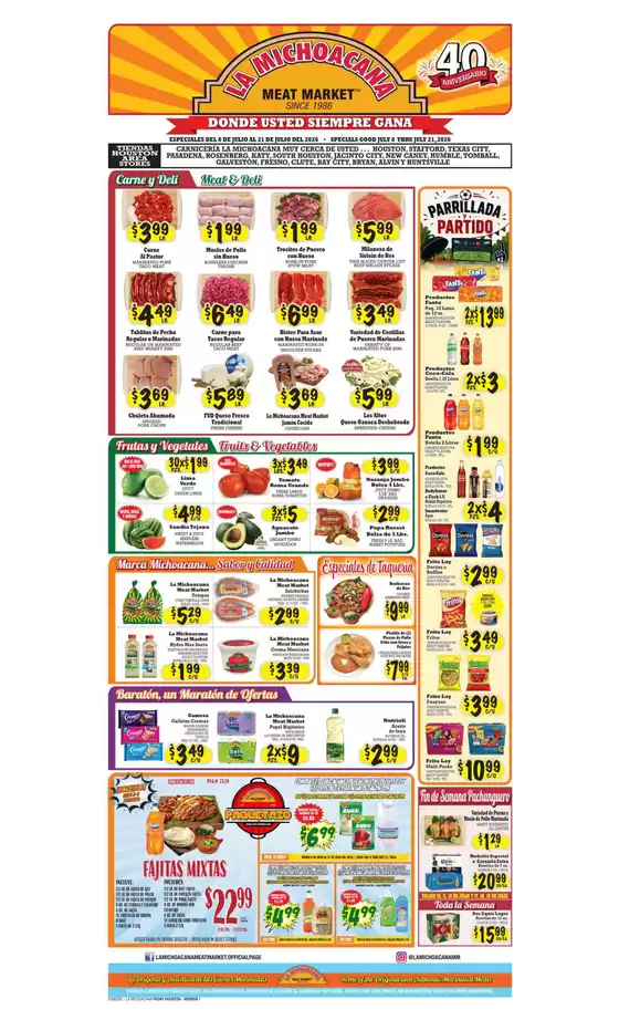 La Michoacana catalogue | Top deals for all customers | 2026-07-08T00:00:00.000Z - 2026-07-21T00:00:00.000Z
